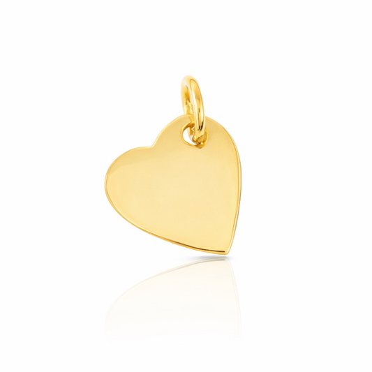 CHARM CORAZON PLATA