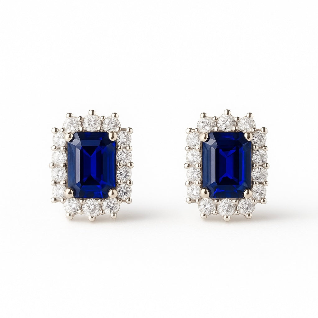 PENDIENTES BRILLITAS ZAFIRO