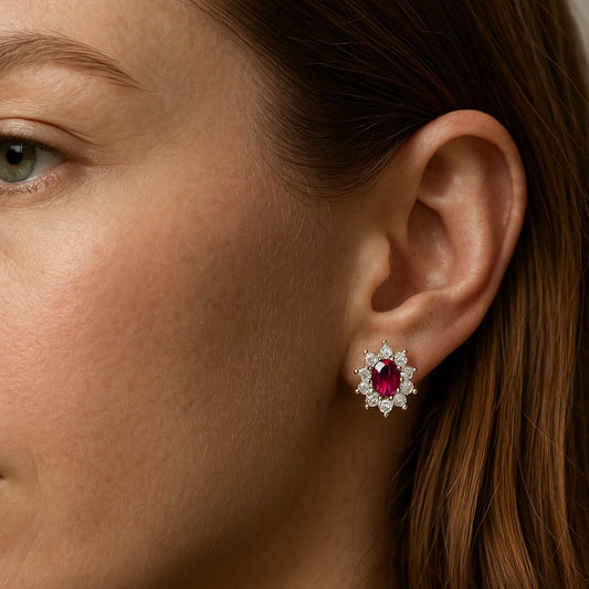 PENDIENTES ALTAIR RUBÍ