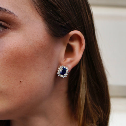 PENDIENTES BRILLITAS ZAFIRO