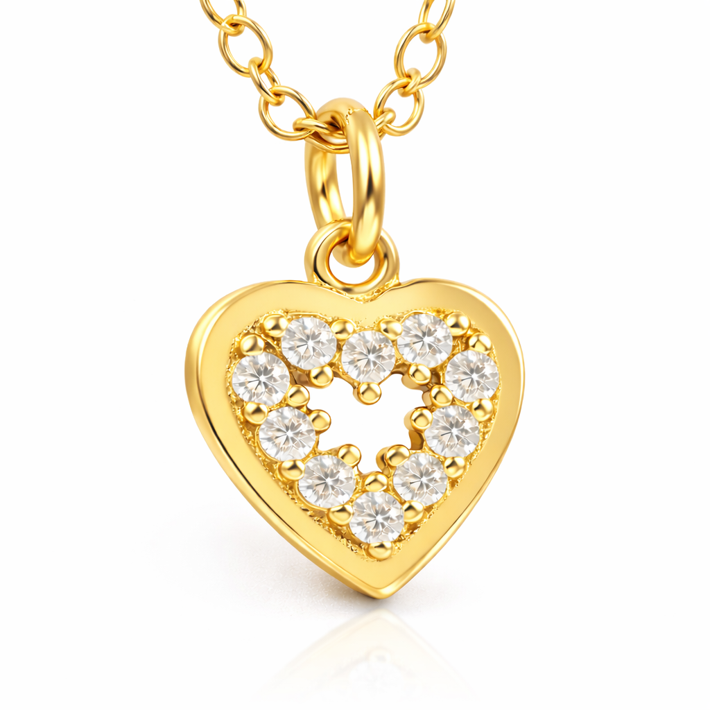 COLLAR CORAZON ORO