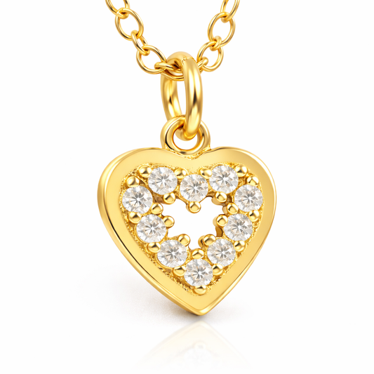 COLLAR CORAZON ORO