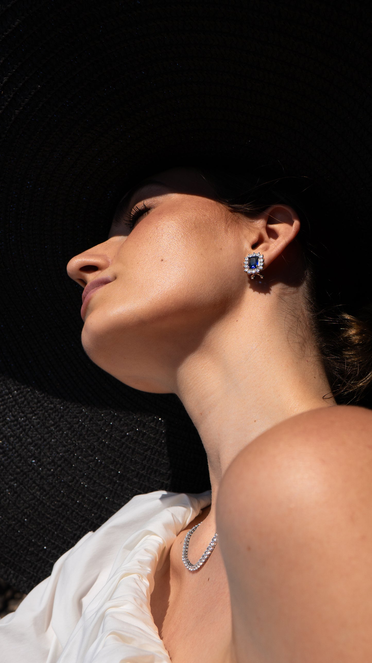PENDIENTES BRILLITAS ZAFIRO