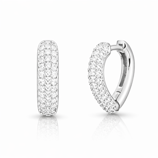 PENDIENTES CORAZON PLATA