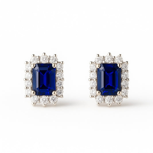 PENDIENTES BRILLITAS ZAFIRO