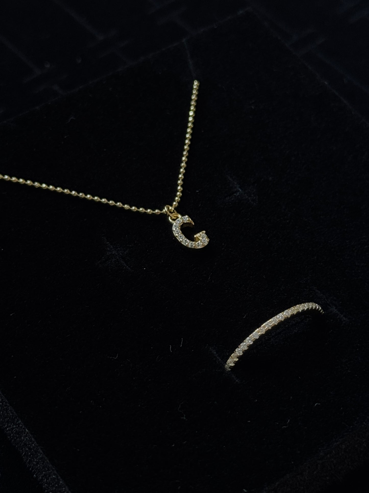 SET 6 anillo+cadena+charm