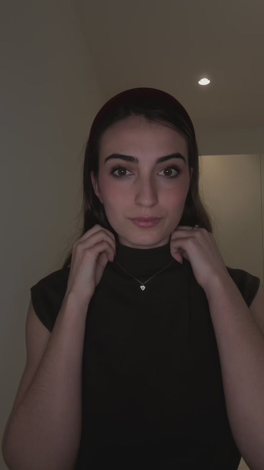 COLLAR CORAZON PLATA